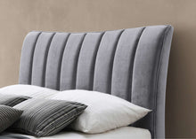 The Ashbourne Bedframe Grey Velvet