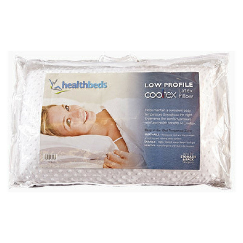 Cooltex Talalay Latex Pillow Low Profile Pillow – The Bed Post